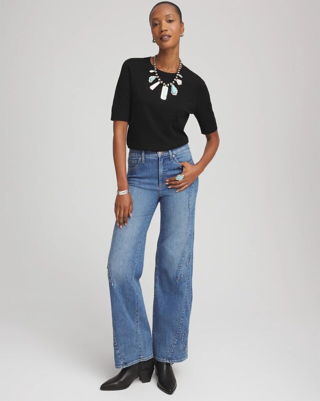 Ella Classic-Fit Sweater Tee - image 2